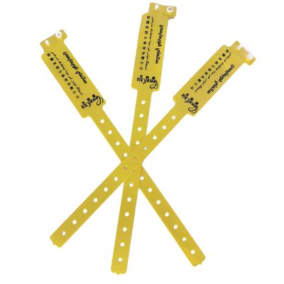 250*25 zacht PVC waterdicht vinyl armband identificatie polsband voor club gelegenheden