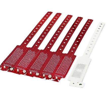 Gepersonaliseerde grootte RFID thermisch afdrukpapier polsbandjes voor medische chipherkenning