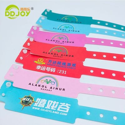 Gebeurtenis Anti-allergie Custom Waterproof CMYK LOGO Composite polsband voor pretpark