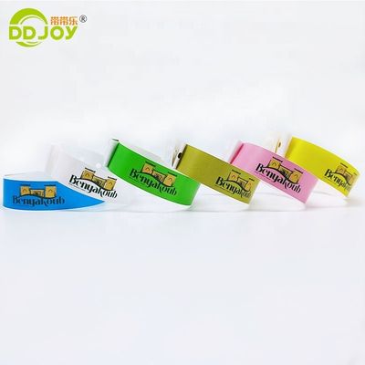 Gebeurtenis Anti-allergie Custom Waterproof CMYK LOGO Composite polsband voor pretpark