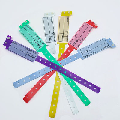 170*18mm Kindergrootte Schrijfbare polsbandjes voor ziekenhuis/kliniek gebruik Eenmalig handig