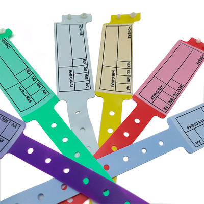 170*18mm Kindergrootte Schrijfbare polsbandjes voor ziekenhuis/kliniek gebruik Eenmalig handig