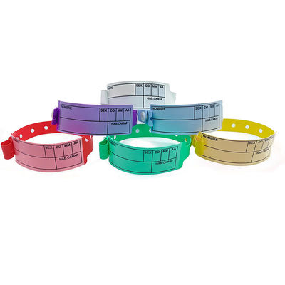 170*18mm Kindergrootte Schrijfbare polsbandjes voor ziekenhuis/kliniek gebruik Eenmalig handig