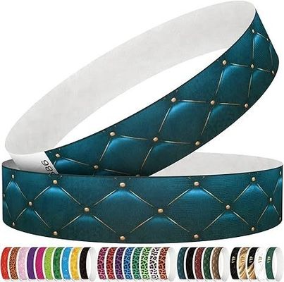 Gebeurtenissen Partij Gebruik Scenario's Waterdicht en traanbestendig Custom Logo Tyvek Armband