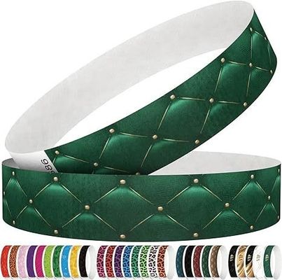 Gebeurtenissen Partij Gebruik Scenario's Waterdicht en traanbestendig Custom Logo Tyvek Armband