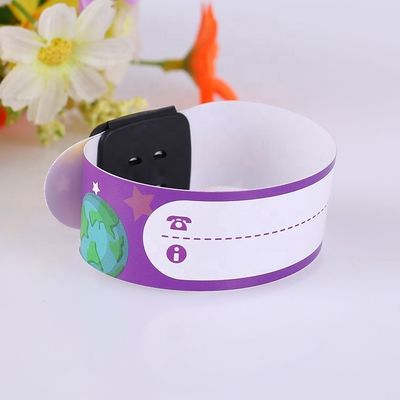 Gepaste kleurplatering Schrijfbare sieraden Armbanden voor kinderen Identificatie