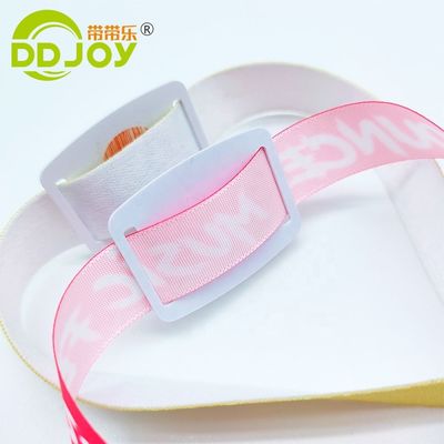 Toegangscontrole Gepersonaliseerde evenementen Ticket Geweven RFID Armband Stof NFC Armband Regelmatig Grootte 350 * 15mm