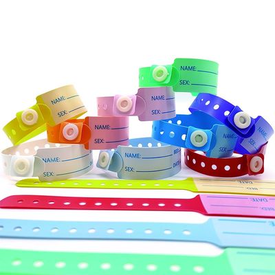 Vermaak Gelegenheid PVC/Vinyl ID Armband 100pcs Wegwerpband