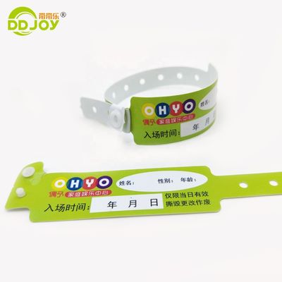 VIP-feest maatwerk zacht PVC-materiaal kleurrijk VIP-gast regelmatig vinyl polsband