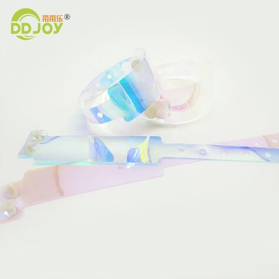 Partijfavoriet Kleurrijke Gradiabele Kleur Armband Custom TPU Armband voor Evenementen ID-oplossing