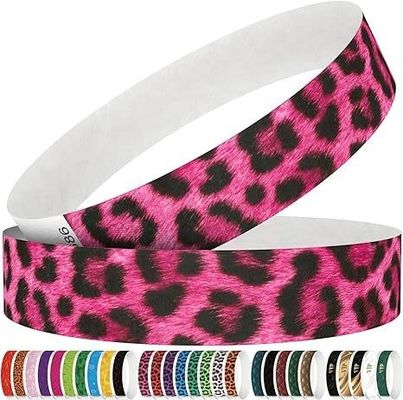 Gepersonaliseerde patronen Logo OEM Tyvek polsband Gepersonaliseerd voor bruiloften en bijeenkomsten