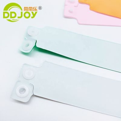 Plastic Lock Inlay Technology Blauwe PVC Armbanden/Armband voor DDJOY Evenementen Festivals