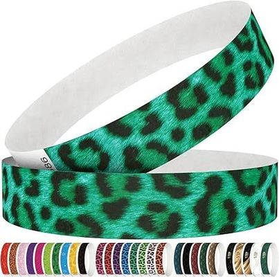 Gepersonaliseerde patronen Logo OEM Tyvek polsband Gepersonaliseerd voor bruiloften en bijeenkomsten