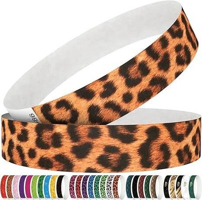 Gepersonaliseerde patronen Logo OEM Tyvek polsband Gepersonaliseerd voor bruiloften en bijeenkomsten