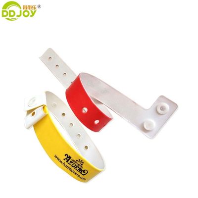 Custom thema polsband PVC/Vinyl materiaal voor volgende evenement of campagne