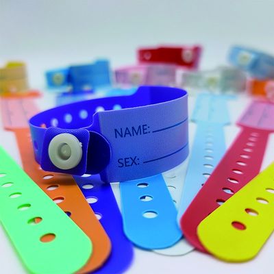 Eenmalige, waterdichte medische identificatiebanden voor volwassenen en kinderen 250*25 mm