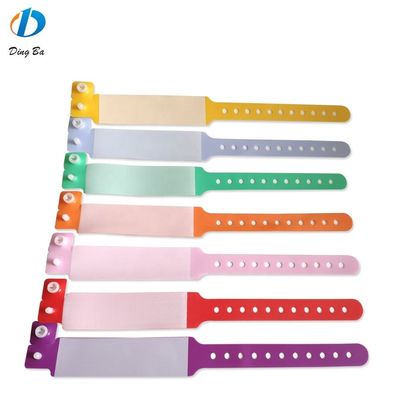 Kleurrijke PVC-wristband voor kinderen in het pretpark 250*25mm en 170*18mm