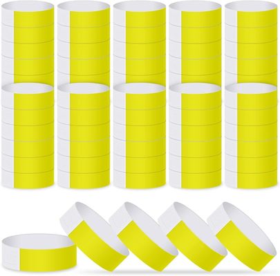 Eenmalig DuPont Papier Jaarlijkse Vergadering Muziek Festival Armband Sterk Kleefsluiting