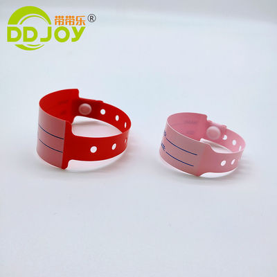 Waterdicht Vinyl Patient ID Armband 100pcs/Box Custom PVC ID Armbanden voor ziekenhuis