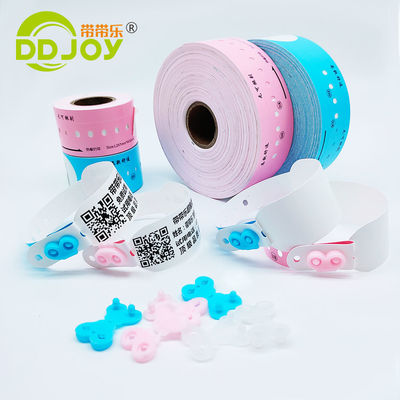 GODEX Printer Roze waterdichte eenmalige armband voor ziekenhuispatiëntidentificatie