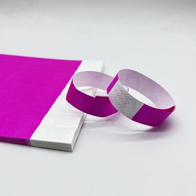 Gedrukt papier Tyvek polsband voor evenementen en feesten