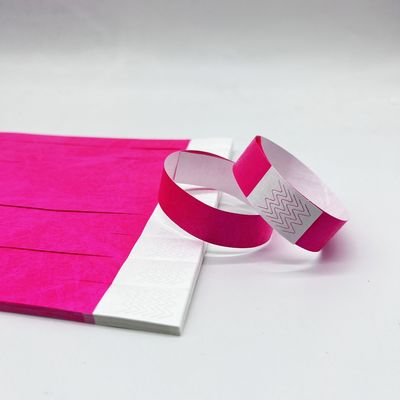 Gedrukt papier Tyvek polsband voor evenementen en feesten