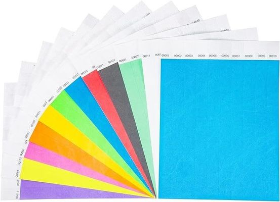 Gedrukt papier Tyvek polsband voor evenementen en feesten