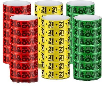 Gepaste logo gedrukte armband waterdicht papier Tyvek polsbandjes voor evenementen feestbenodigdheden