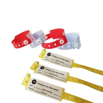 Gepersonaliseerde PVC wegwerparmband voor patiënt superzacht 170*18mm kind Informatie