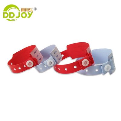 Gepersonaliseerde PVC wegwerparmband voor patiënt superzacht 170*18mm kind Informatie