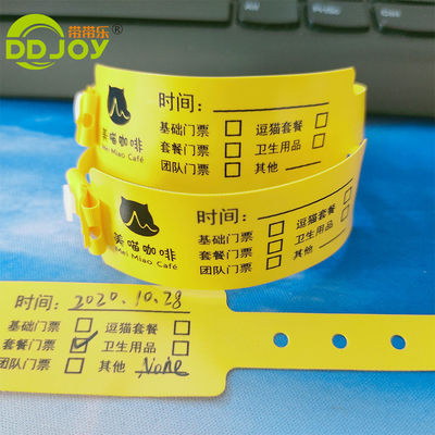 Stijlvol DDJOY Park/speelterrein Evenementen PVC polsband Armband voor identificatie van kind