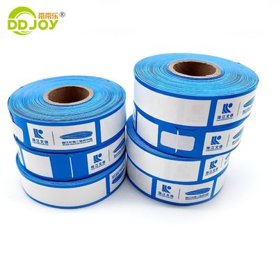 Gepersonaliseerd Logo Blauw Synthetisch Papier Armband Armband Voor Scenic Toegangskaartjes