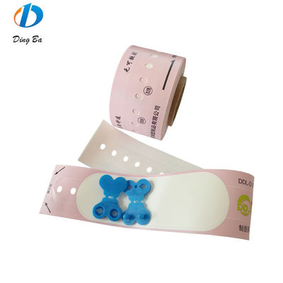 Waterdicht Custom Logo Moeder Baby Ziekenhuis Patiënt ID Armband Met Hitte Gevoelig