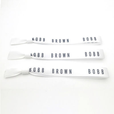 Custom Logo Printing Armbanden Armbanden Satine Stof RFID Chip voor feestjes en evenementen