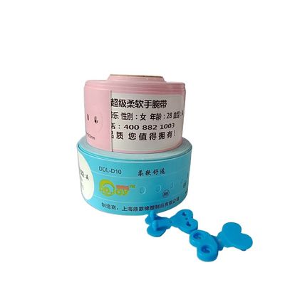 Custom Patient ID Soft Safe Thermal Print Armband met nano-composite papiermateriaal
