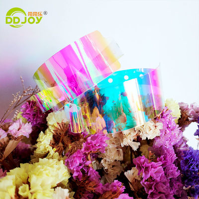 Custom TPU Printing Eenmalig Hologram Glitter Duidelijke Kleur Armband voor Bar Night Club