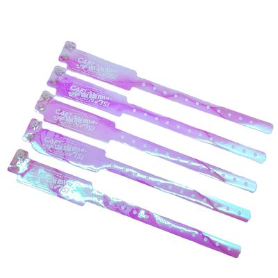 250*25mm/250*16mm aangepaste waterdichte kleuren kunststof armbanden voor bar nightclub