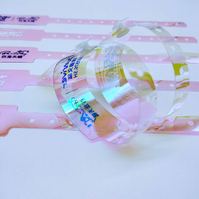 250*25mm/250*16mm aangepaste waterdichte kleuren kunststof armbanden voor bar nightclub