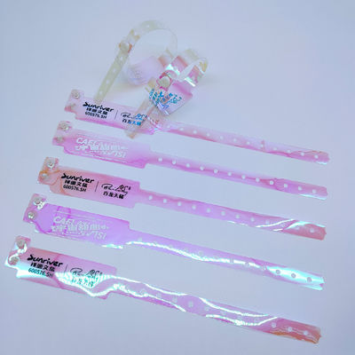 250*25mm/250*16mm aangepaste waterdichte kleuren kunststof armbanden voor bar nightclub