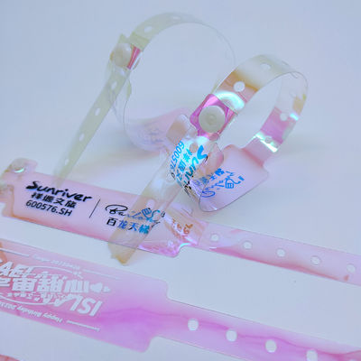 250*25mm/250*16mm aangepaste waterdichte kleuren kunststof armbanden voor bar nightclub