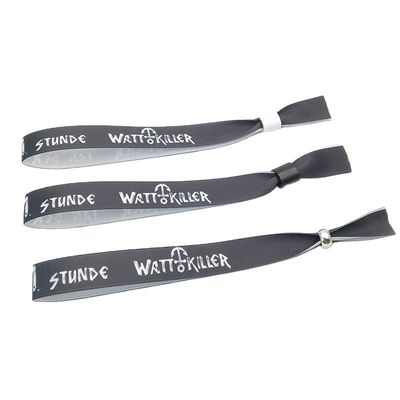 Custom Event Festival Party Armbanden Satine Stof Veilig en stijlvol met Custom Logo
