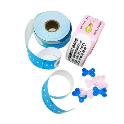 205*25mm kind Thermisch papier Afdrukbaar polsband voor de productie VIP-toegang tot concert