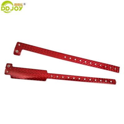 Snap Clamp L-vorm Holographic Glitter Entertainment Armband Armband Tickets