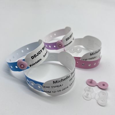 205*25mm Wegwerpmateriaal Waterdicht Qr-code Persoonlijk afdrukpapier Event Thermisch polsband