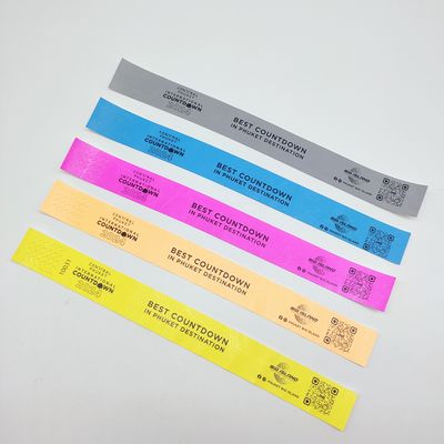Partij moet hebben Gewoon gelegenheid Vakantie evenementen Custom wegwerppapier polsband