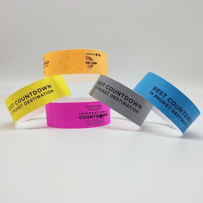Partij moet hebben Gewoon gelegenheid Vakantie evenementen Custom wegwerppapier polsband