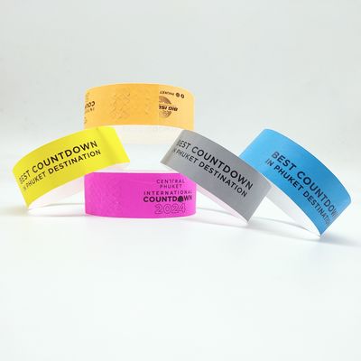 Partij moet hebben Gewoon gelegenheid Vakantie evenementen Custom wegwerppapier polsband
