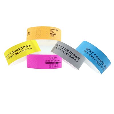Waterdichte papieren armbanden voor evenementen 250*25mm/250*19mm Duurzaam en scheurbestendig