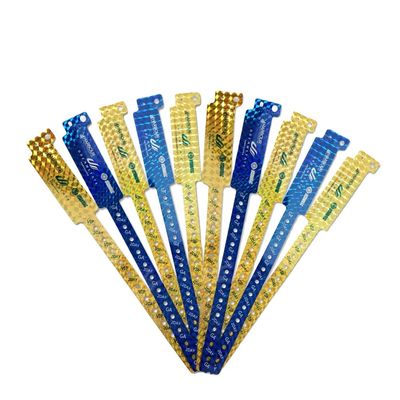 Modieus en anti-allergie aangepast logo PVC polsband voor evenement identificatie