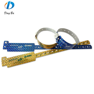 Modieus en anti-allergie aangepast logo PVC polsband voor evenement identificatie